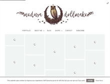 Tablet Screenshot of medusathedollmaker.com